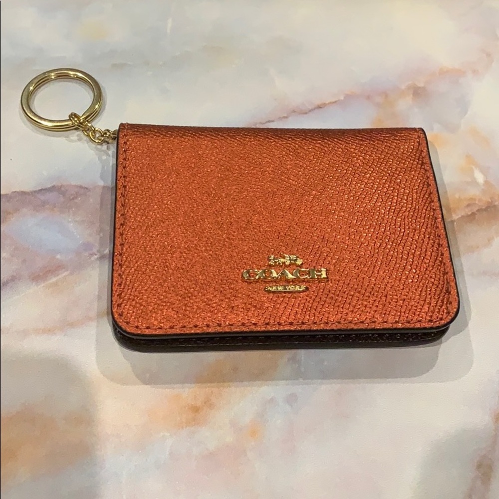 NWOT coach card holder